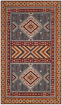 Safavieh Classic Vintage 3'-0" x 5'-0" Rug in Slate / Mustard