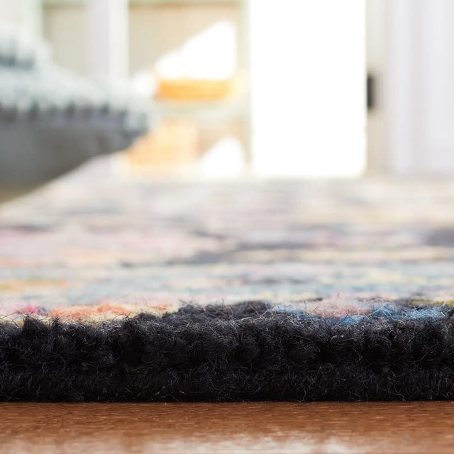 Safavieh Aspen 4'-0" x 6'-0" Rug in Black / Light Blue