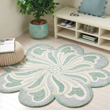 Safavieh Novelty 5'-0" x 5'-0" Rug in Grey / Green
