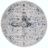 Safavieh Madison 6'-7" x 6'-7" Rug in Ivory / Blue