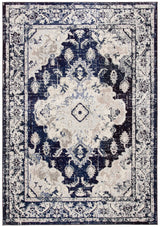 Safavieh Monaco 4'-0" x 5'-7" Rug in Ivory / Navy