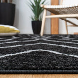 Safavieh Adirondack 4'-0" x 6'-0" Rug in Black / Light Grey