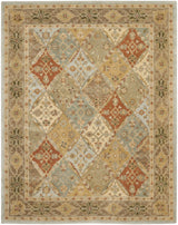Safavieh Heritage 9'-6" x 13'-6" Rug in Light Blue / Light Brown
