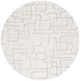 Safavieh Ebony 6'-0" x 6'-0" Rug in Beige / Light Grey