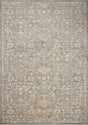 Chris Loves Julia x Loloi Palma PLM-05 Blue / Natural Rug - main flat