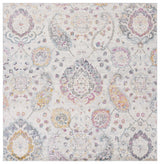 Safavieh Madison 6'-7" x 6'-7" Rug in Grey / Gold