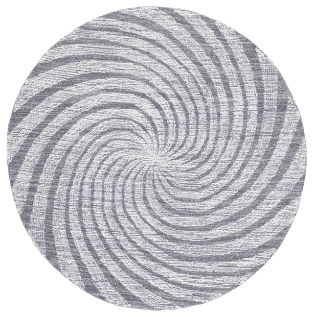 Safavieh Novelty 3'-0" x 3'-0" Rug in Charcoal / Grey