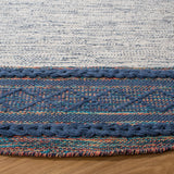 Safavieh Montauk 6'-0" x 6'-0" Rug in Navy / Beige