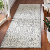 Safavieh Metro 2'-3" x 8'-0" Rug in Dark Grey / Ivory