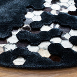 Safavieh Manhattan 6'-0" x 6'-0" Rug in Black