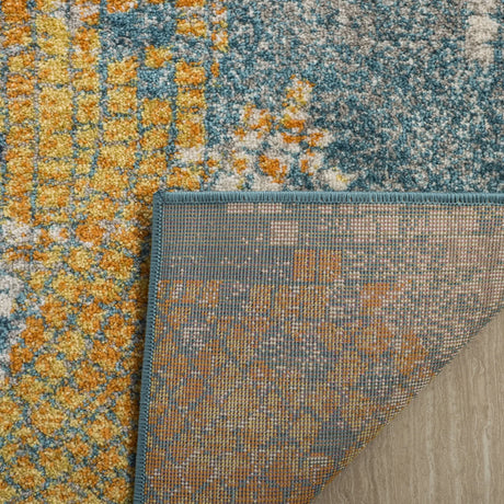 Safavieh Madison 200 4'-0" x 6'-0" Rug in Blue / Multi