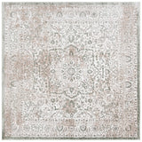 Safavieh Orchard 6'-7" x 6'-7" Rug in Green / Ivory