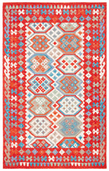 Safavieh Aspen 4'-0" x 6'-0" Rug in Red / Ivory
