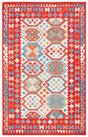 Safavieh Aspen 4'-0" x 6'-0" Rug in Red / Ivory