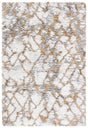 Safavieh Horizon Shag 800 4'-0" x 6'-0" Rug in Ivory / Gold