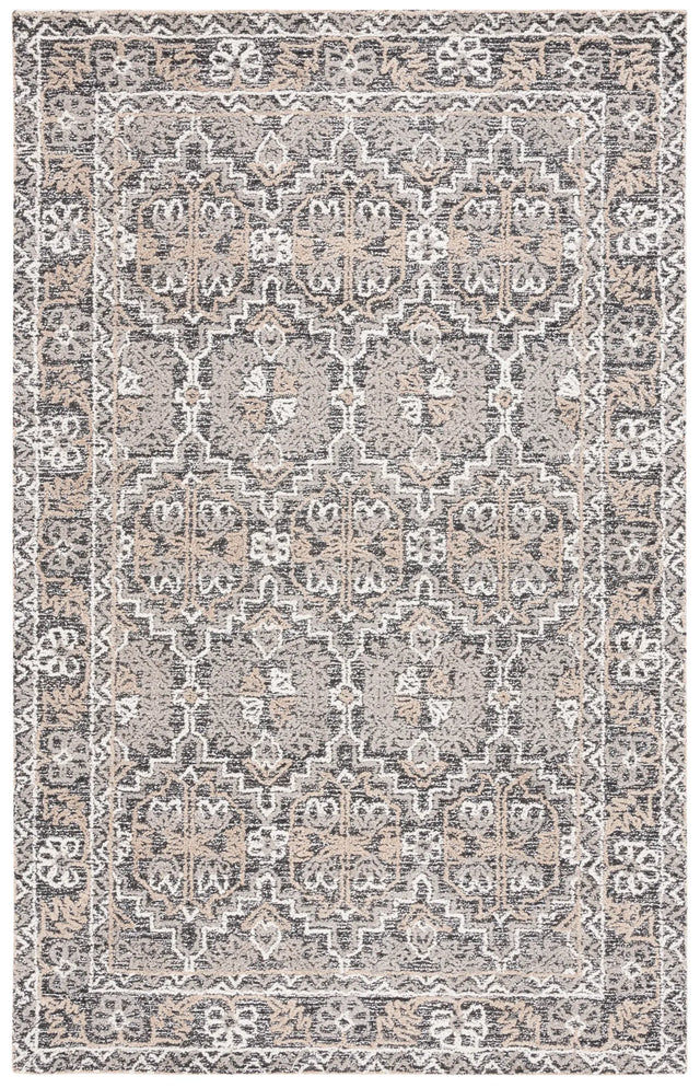 Safavieh Antiquity 4'-0" x 6'-0" Rug in Brown / Ivory