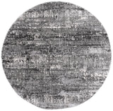 Safavieh Ravine Shag 6'-7" x 6'-7" Rug in Grey / Dark Grey