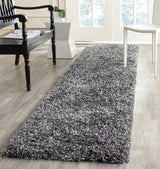 Safavieh Sg-Mls-Malibu Shag 2'-3" x 11'-0" Rug in Charcoal