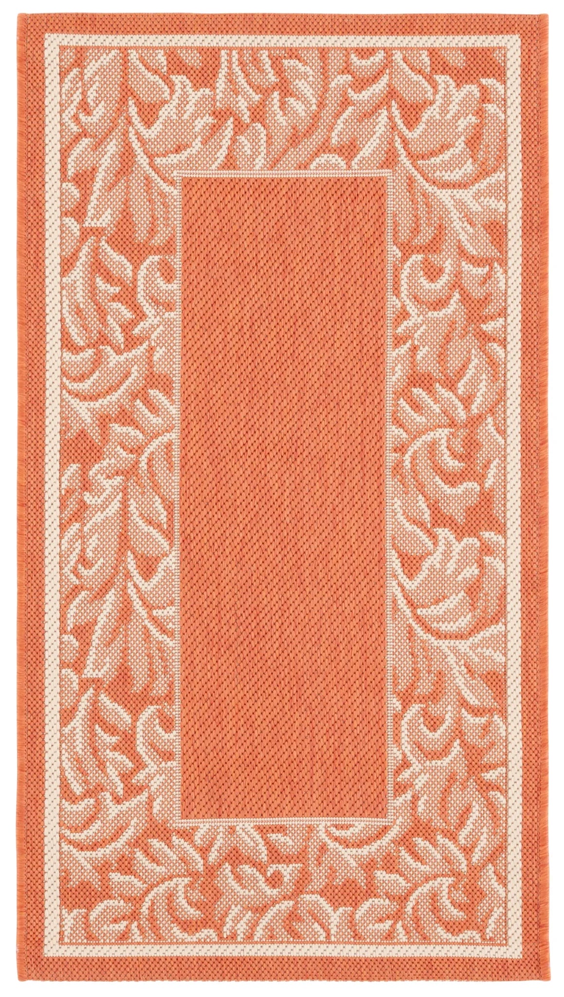 Safavieh Courtyard 2'-0" x 3'-7" Rug in Terracotta / Natural