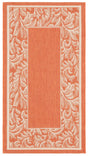 Safavieh Courtyard 2'-0" x 3'-7" Rug in Terracotta / Natural
