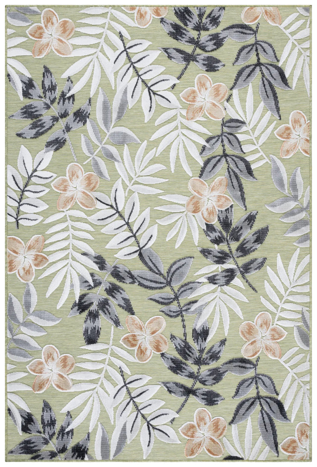 Safavieh Cabana 4'-0" x 6'-0" Rug in Olive / Grey