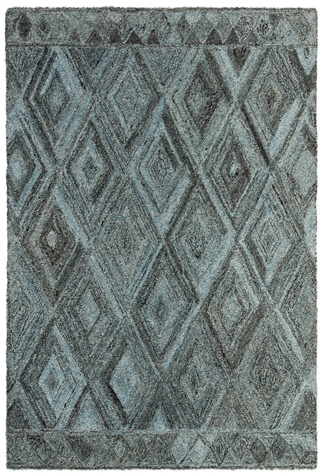 Safavieh Abstract 4'-0" x 6'-0" Rug in Blue / Black
