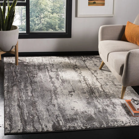 Safavieh Spirit 100 4'-0" x 6'-0" Rug in Grey / Dark Grey