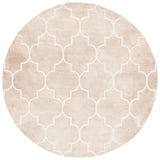 Safavieh Dip Dye 5'-0" x 5'-0" Rug in Beige / Ivory