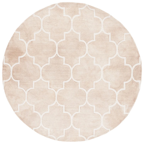 Safavieh Dip Dye 5'-0" x 5'-0" Rug in Beige / Ivory
