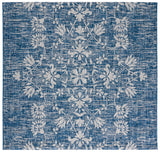 Safavieh Courtyard 6'-7" x 6'-7" Rug in Navy / Grey
