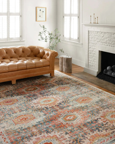 Loloi Jocelyn Joc-03 Mist/Multi Rugs - room scene 2