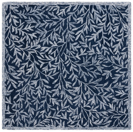 Safavieh Jardin 5'-0" x 5'-0" Rug in Navy / Ivory