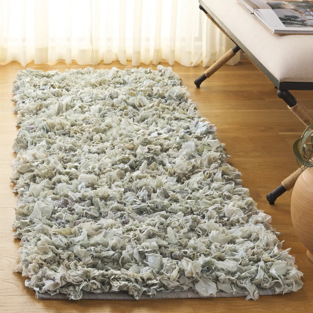 Safavieh Rio Shag 2'-3" x 6'-0" Rug in Light Green