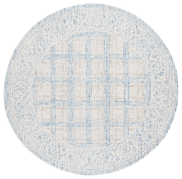 Safavieh Ebony 6'-0" x 6'-0" Rug in Ivory / Blue