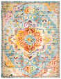 Safavieh Crystal 10'-0" x 14'-0" Rug in Orange / Teal