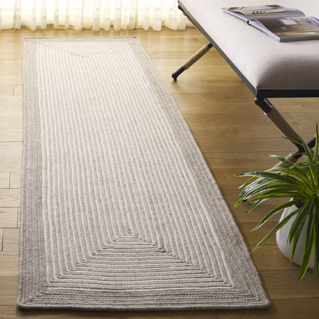 Safavieh Braided 2'-3" x 8'-0" Rug in Beige / Ivory