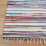 Safavieh Rag Rug 4'-0" x 6'-0" Rug in Ivory / Multi