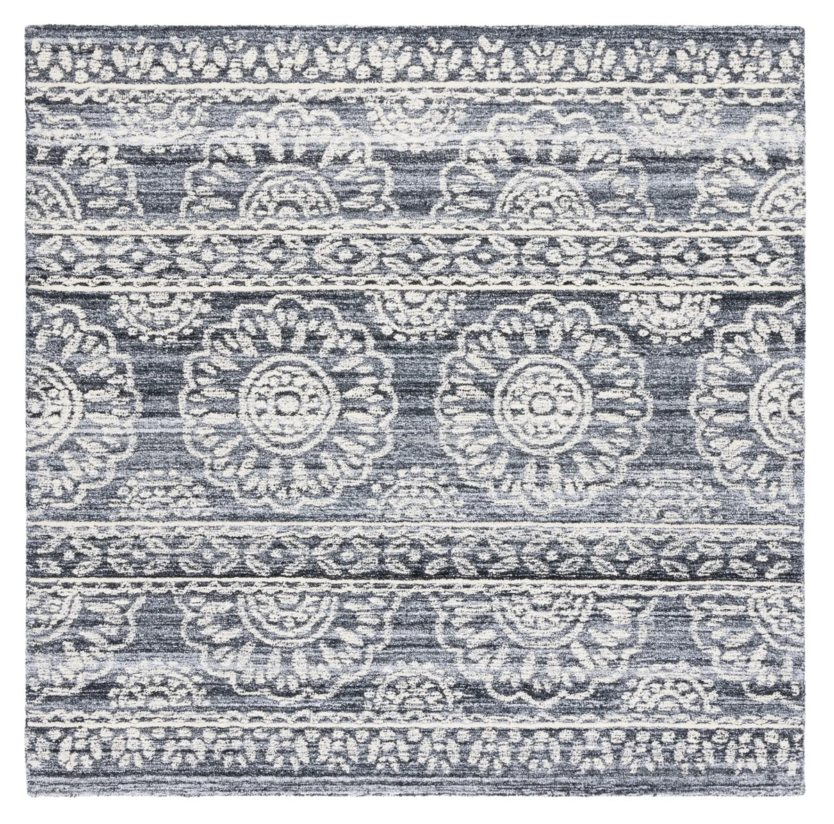 Safavieh Metro 6'-0" x 6'-0" Rug in Grey / Ivory