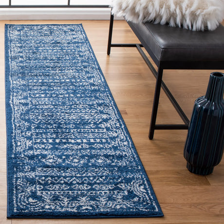 Safavieh Tulum 2'-0" x 8'-0" Rug in Navy / Grey