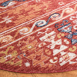 Safavieh Charleston 6'-7" x 6'-7" Rug in Rust / Ivory