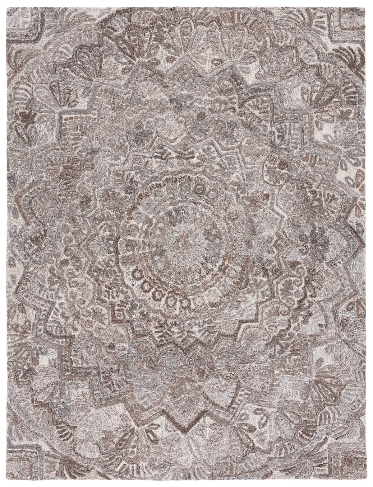 Safavieh Marquee 10'-0" x 14'-0" Rug in Grey / Ivory