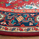 Safavieh Tucson 6'-0" x 6'-0" Rug in Red / Blue