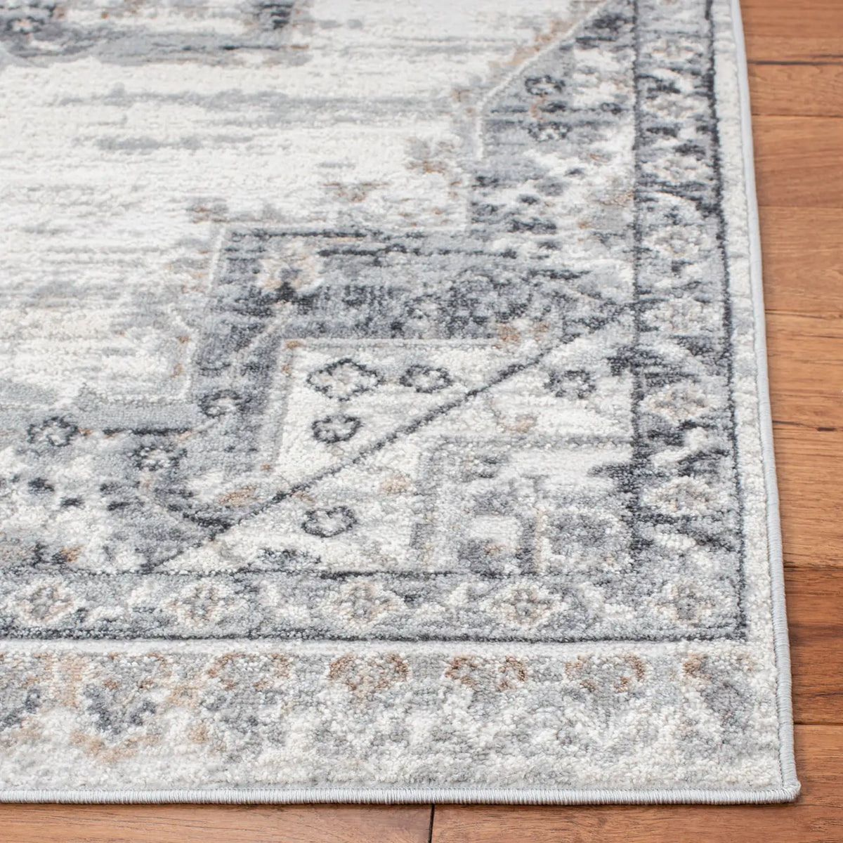 Safavieh Shivan 100 4'-0" x 6'-0" Rug in Ivory / Grey
