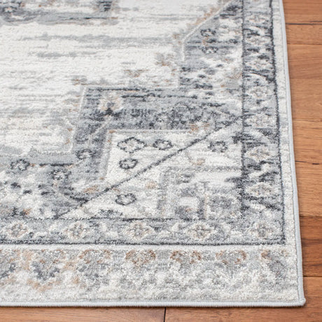 Safavieh Shivan 100 4'-0" x 6'-0" Rug in Ivory / Grey