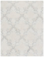 Safavieh Micro-Loop 10'-0" x 14'-0" Rug in Charcoal / Ivory