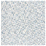 Safavieh Ebony 6'-0" x 6'-0" Rug in Blue / Ivory