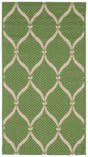 Safavieh Courtyard 2'-0" x 3'-7" Rug in Green / Beige