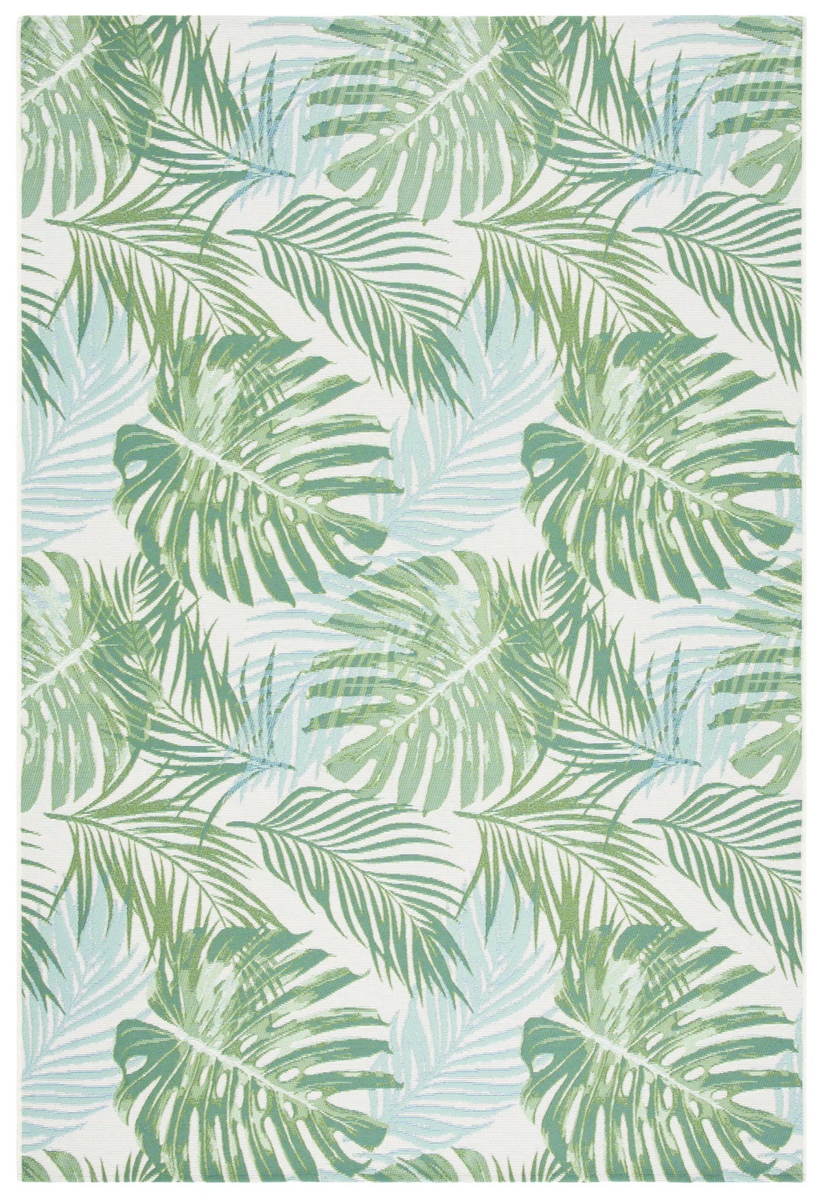 Safavieh Barbados 500 4'-0" x 6'-0" Rug in Green / Teal