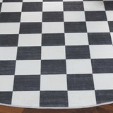 Safavieh Santa Clara 6'-0" x 6'-0" Rug in Ivory / Black