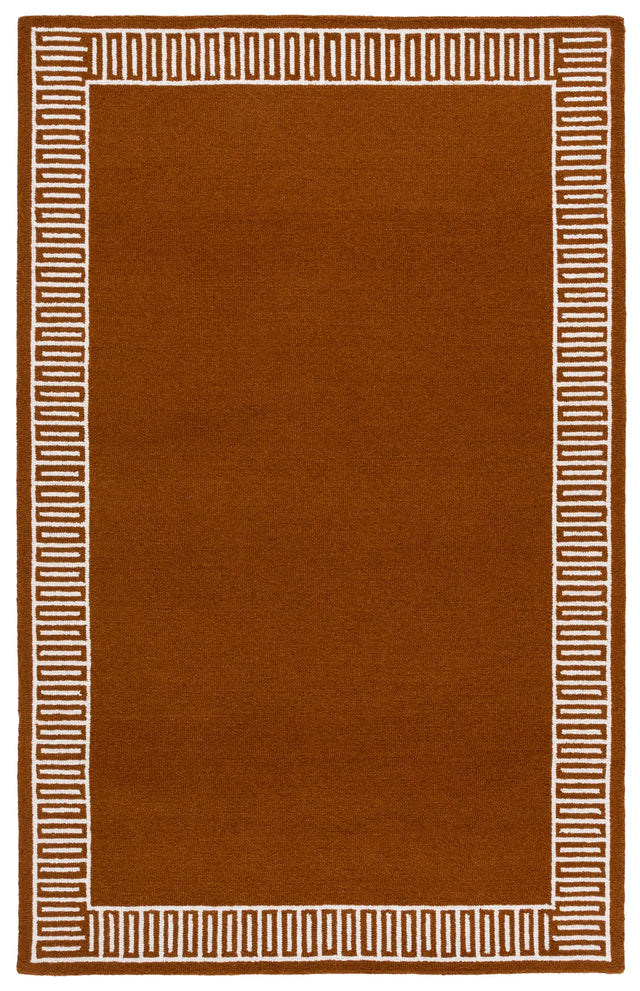 Safavieh Metro 6'-0" x 9'-0" Rug in Rust / Ivory